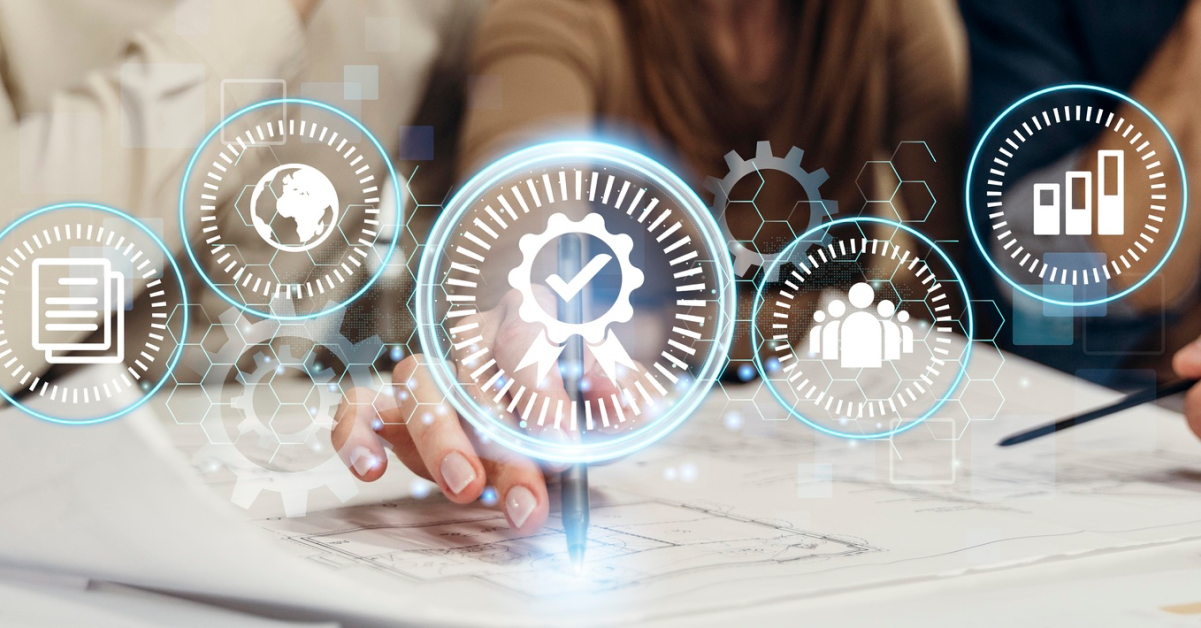 Engranajes digitales de control interno en empresa