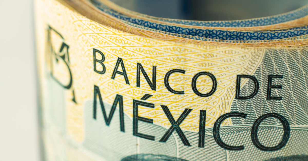 Logotipo de Banco de México en billete