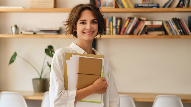 Estudiante de la carrera de pedagogía