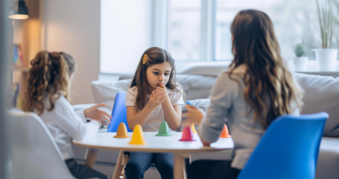 Niña disléxica es atendida por experta en psicopedagogía
