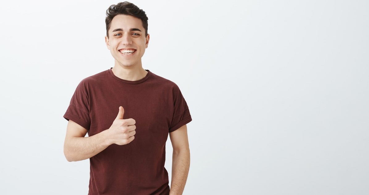 never-heard-joke-better-happy-handsome-man-casual-red-t-shirt-with-thumb-up