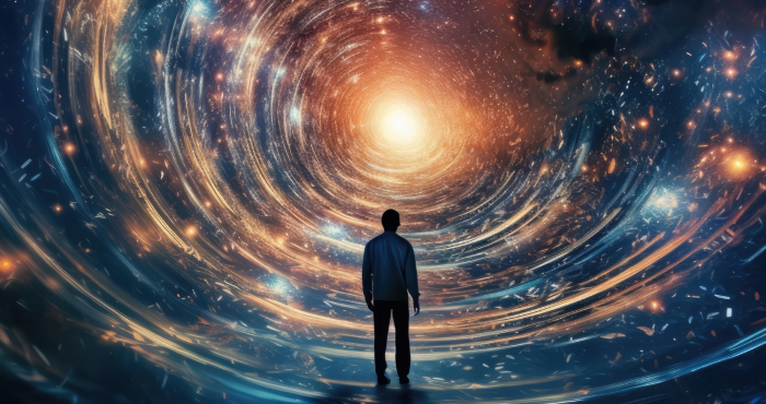 Hombre recordando esencia en Topos Uranos