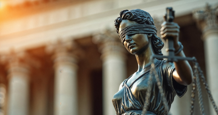 Busto en Antiguo Grecia que representa justicia