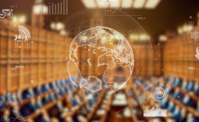 Sala donde se diseñan propuestas de políticas internacionales