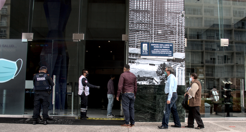 Exterior de World Trade Center en CDMX