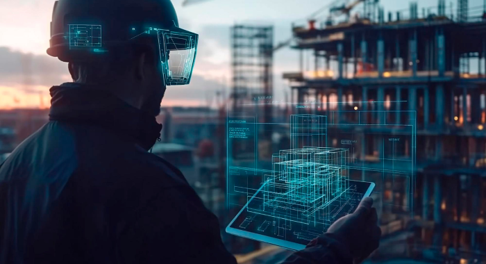 Modelo de realidad aumentada en proyecto de construcción